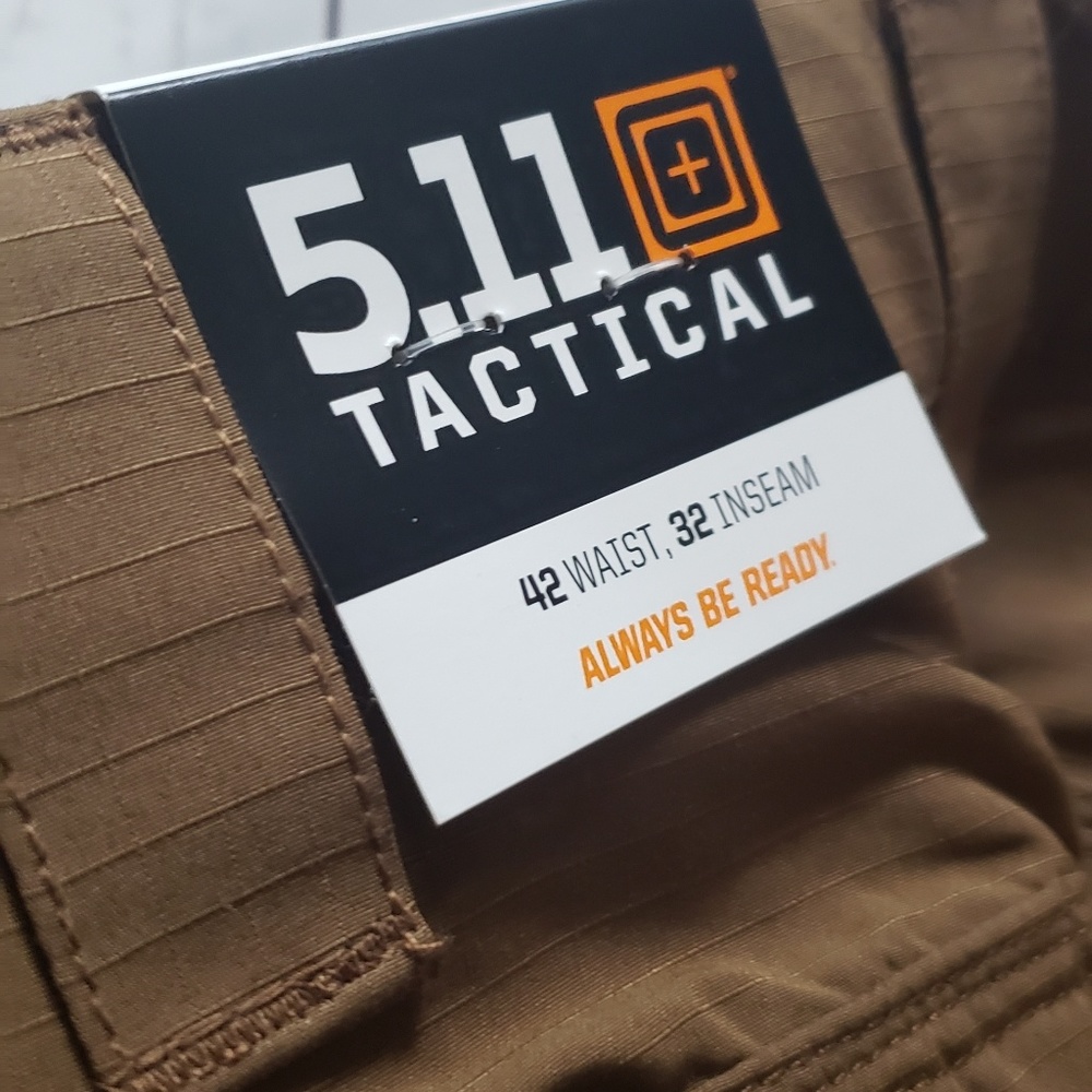 NWT 5.11 Tactical Cargo Pants 42/32 Battle Brown